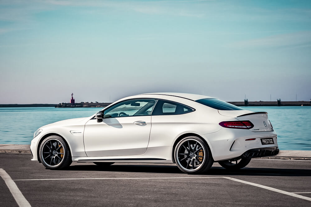 Mercedes-C63S-Coupe-White-Car-Hire-Melbourne-02