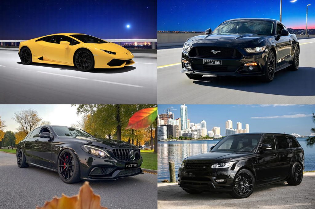 Collage-of-different-car-types-offered-by-Prestige-Rentals