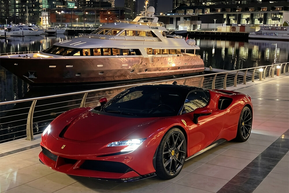 Ferrari-SF90-Supercar-Hire-Docklands-03