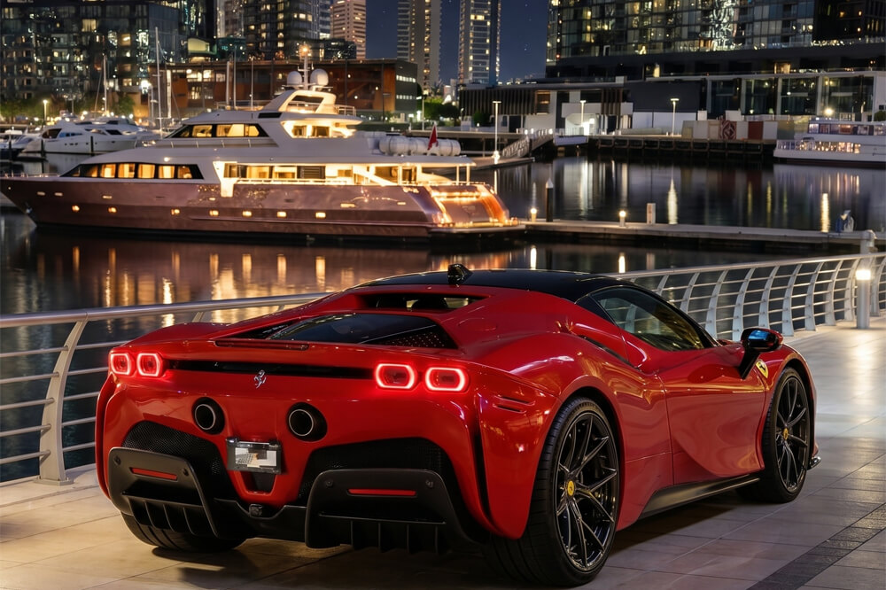 Ferrari-SF90-Supercar-Hire-Docklands-04