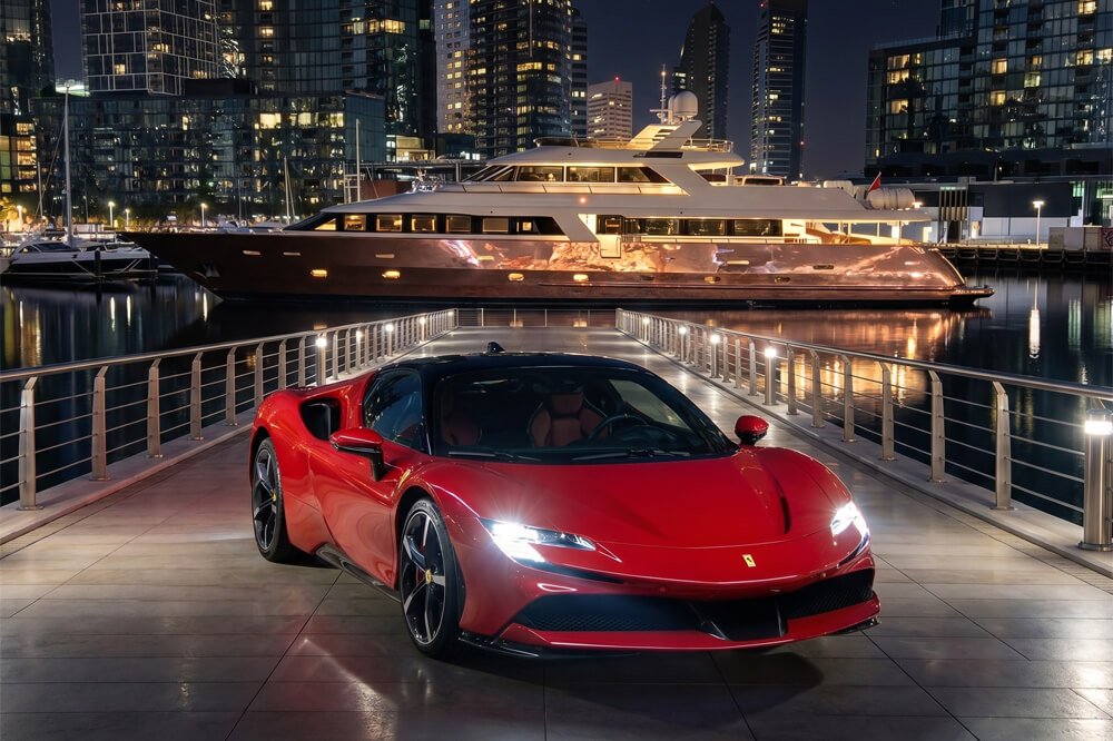 Ferrari-SF90-Supercar-Hire-Docklands-05
